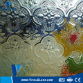 Vidrio patrón de la flora clara con CE e ISO9001